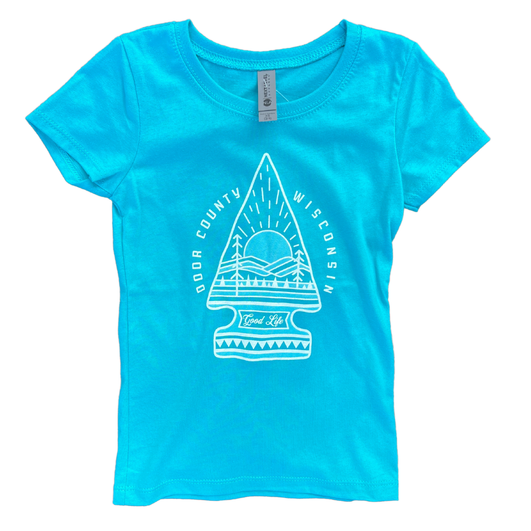 Arrowhead Sweet Cap Sleeve T-shirt Glacier Blue