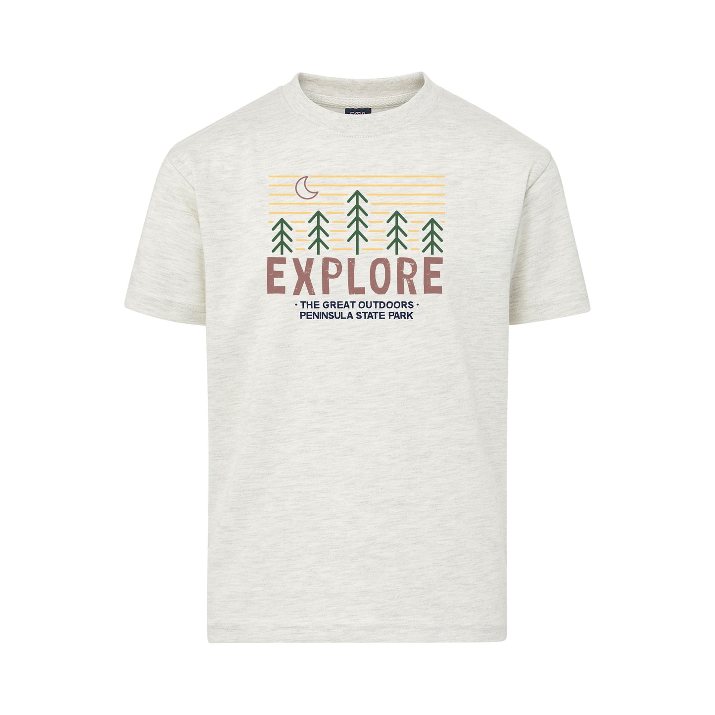 Explore The Great Outdoors Youth Oatmeal Tee