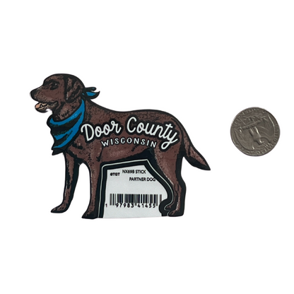 Sticker Door County Partner Dog